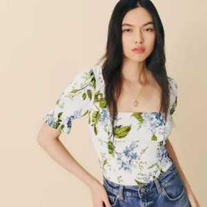 NWOT Reformation Constance Top in Riviera